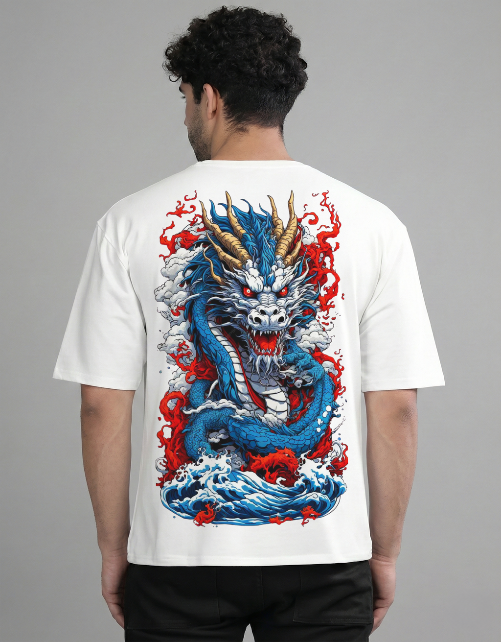 DRACO OVERSIZED WHITE TEE