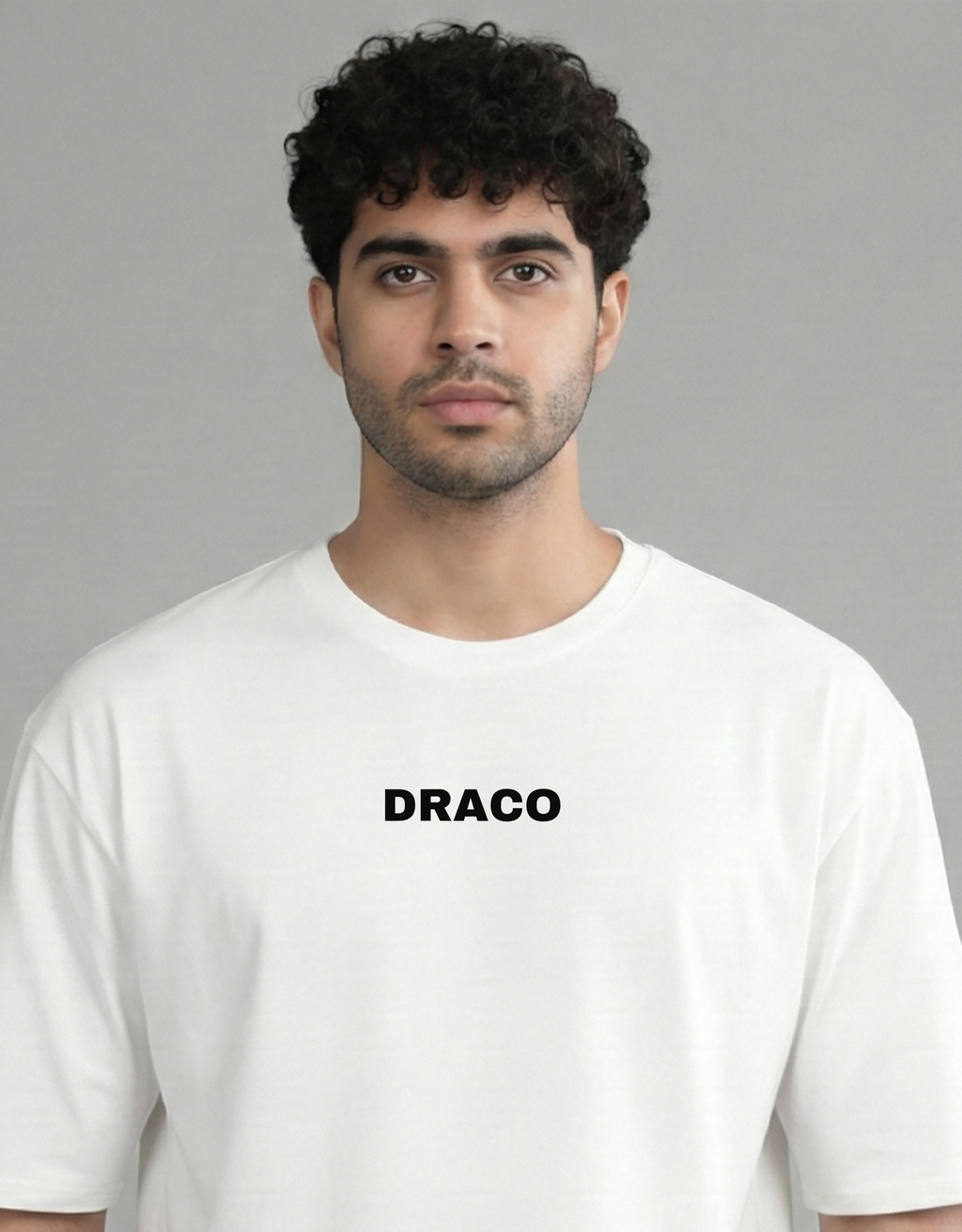 DRACO OVERSIZED WHITE TEE