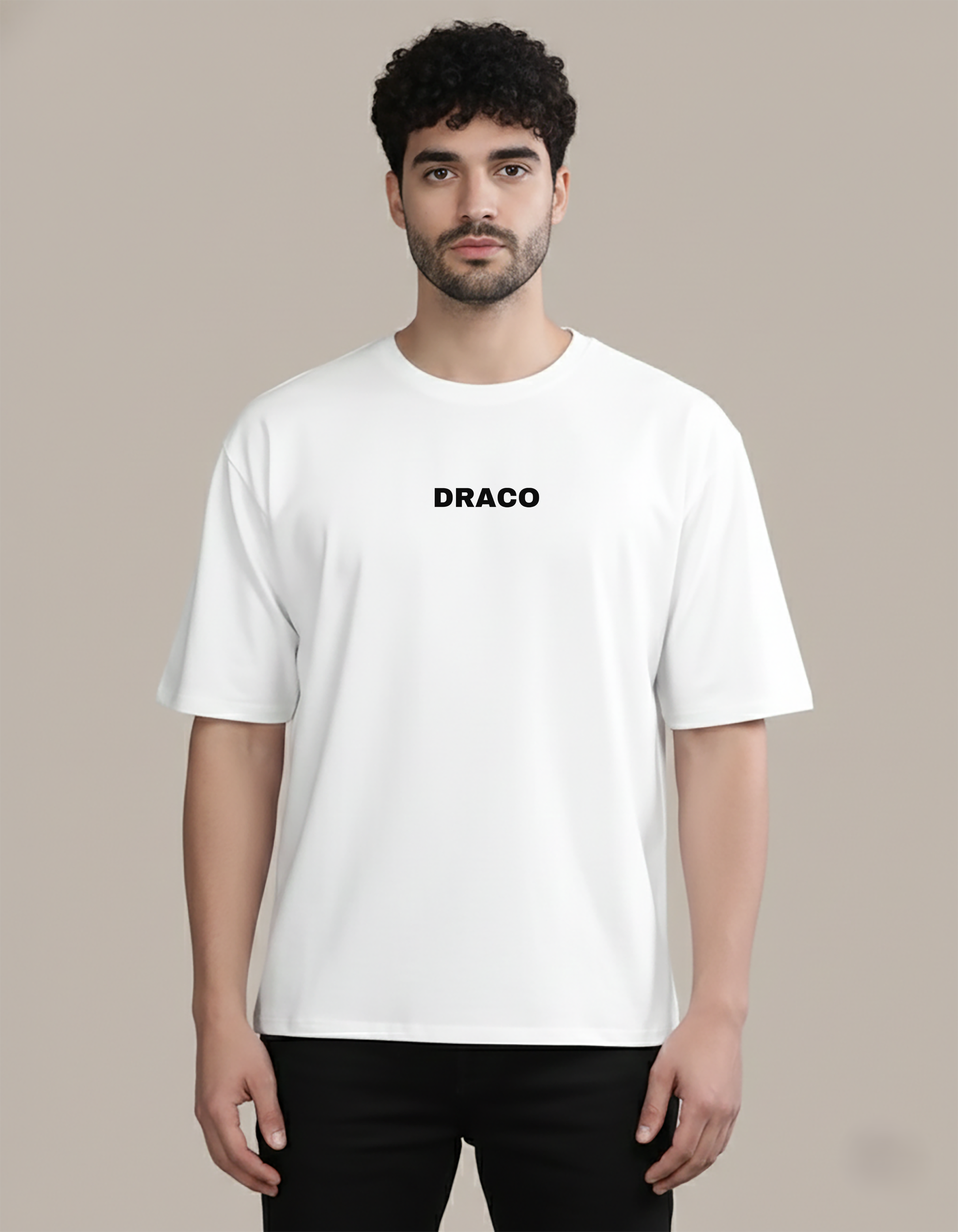 DRACO OVERSIZED WHITE TEE